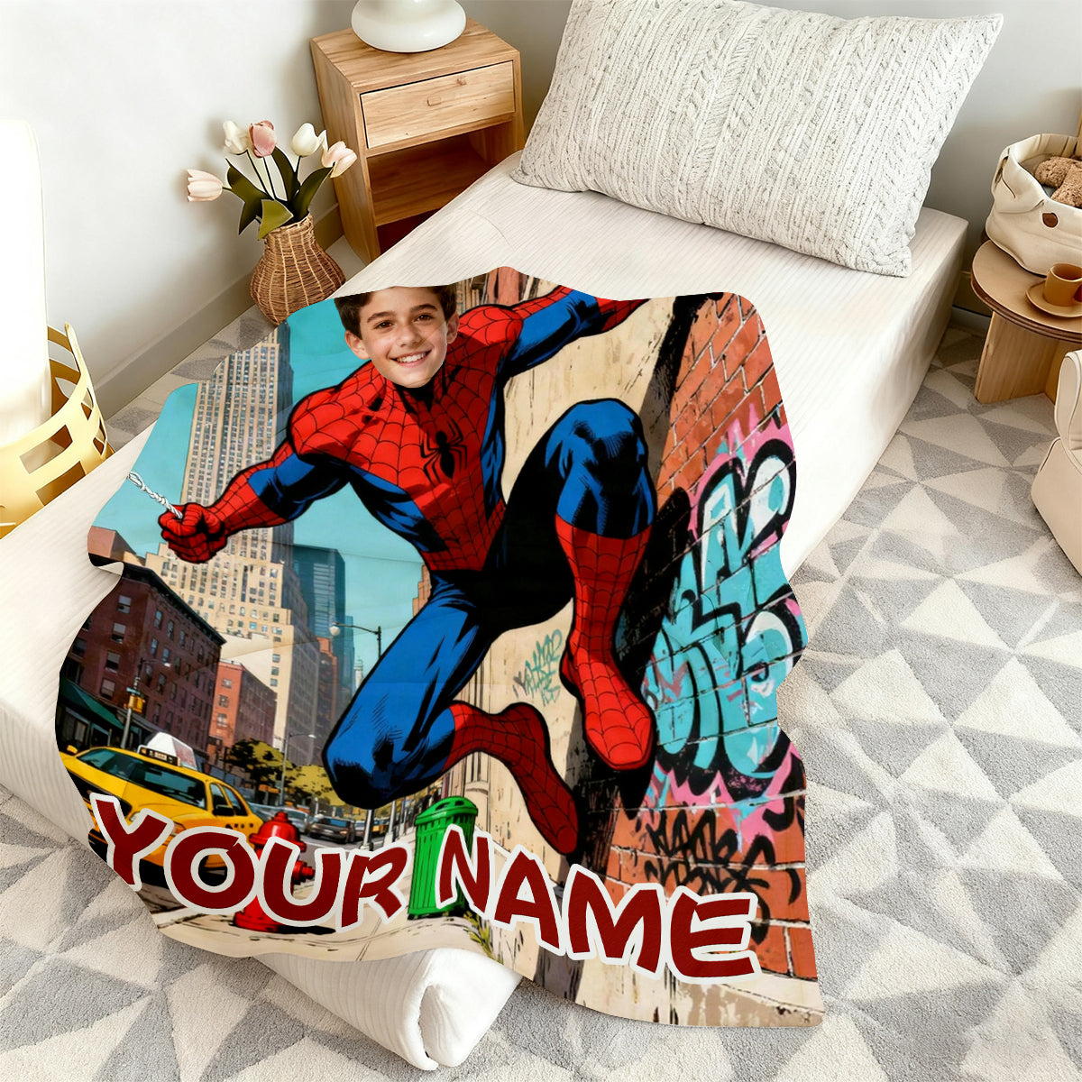 Spider-Man Heroes Custom Blanket