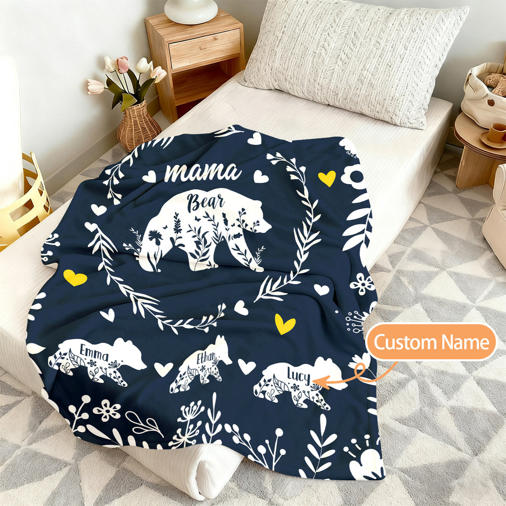 Personalized Blanket for Mom and Child
