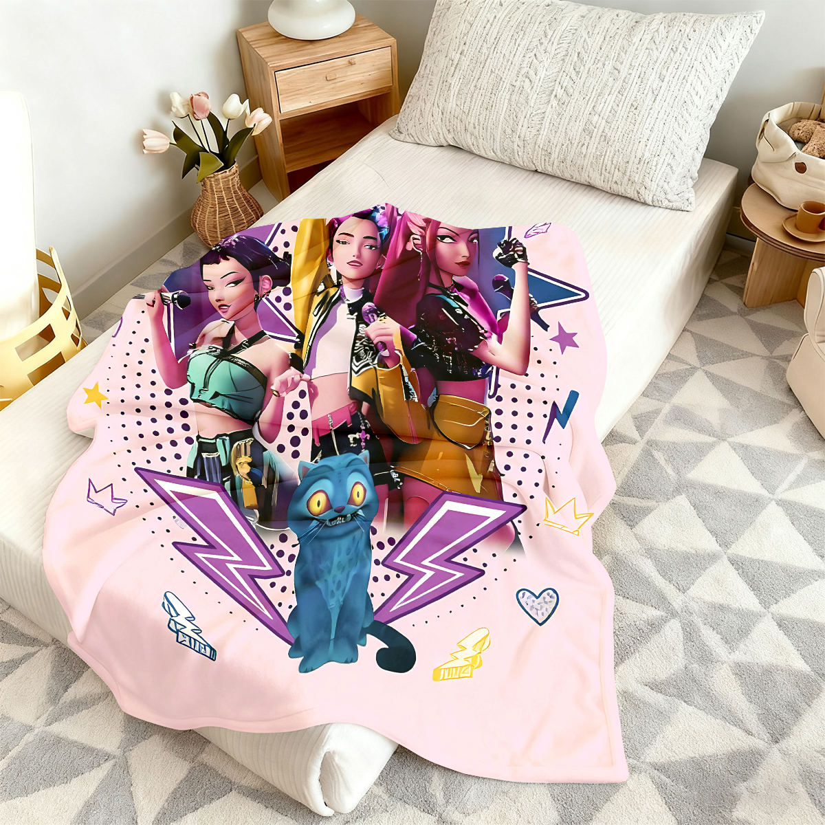 Kpop Stars Fleece Blanket