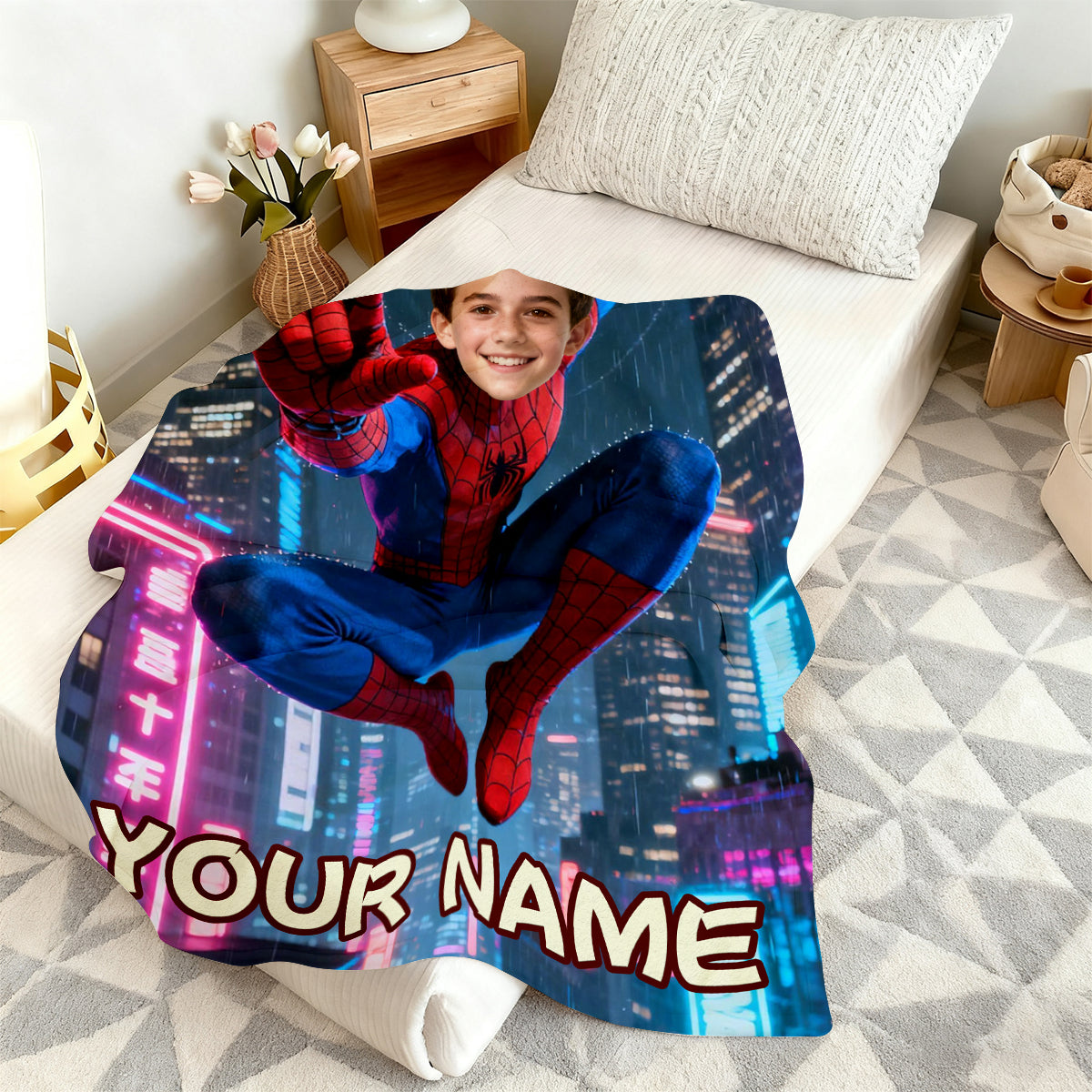Spider-Man Heroes Custom Blanket