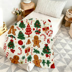 Joyful Christmas Tree Holiday Blanket