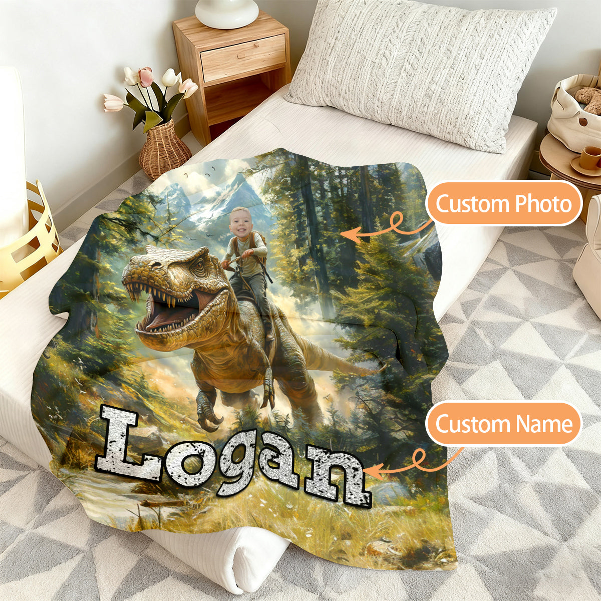 Cartoon Dreams Personalized Blankets