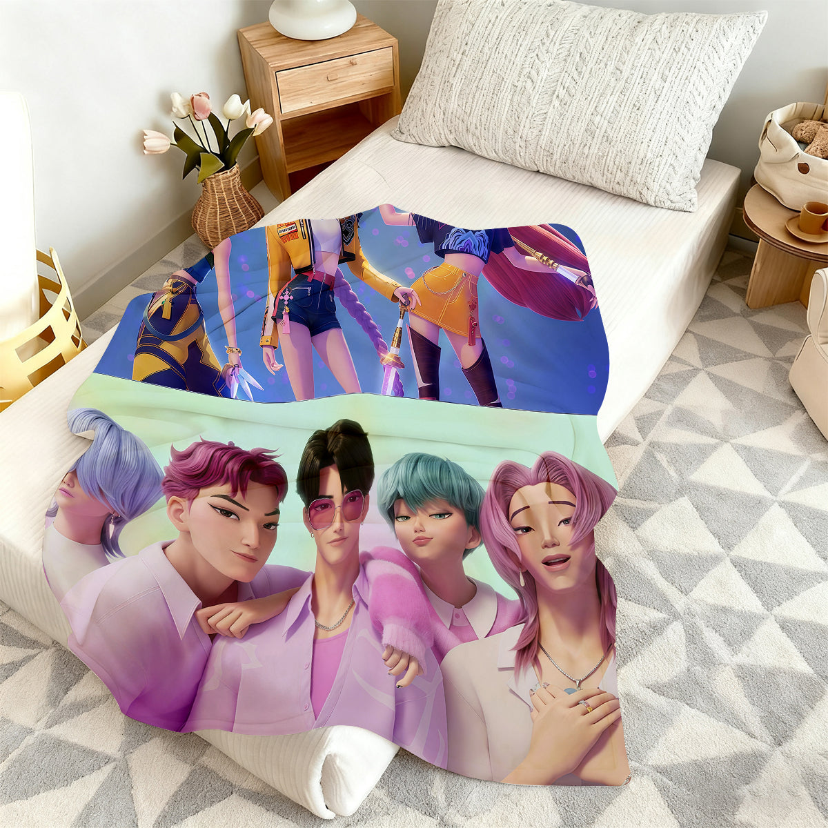 Kpop Stars Fleece Blanket