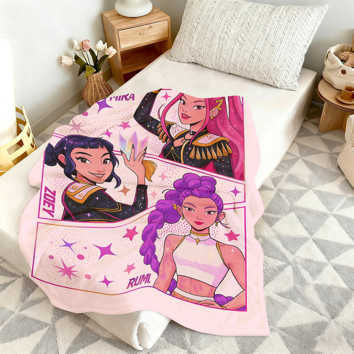 Kpop Stars Fleece Blanket