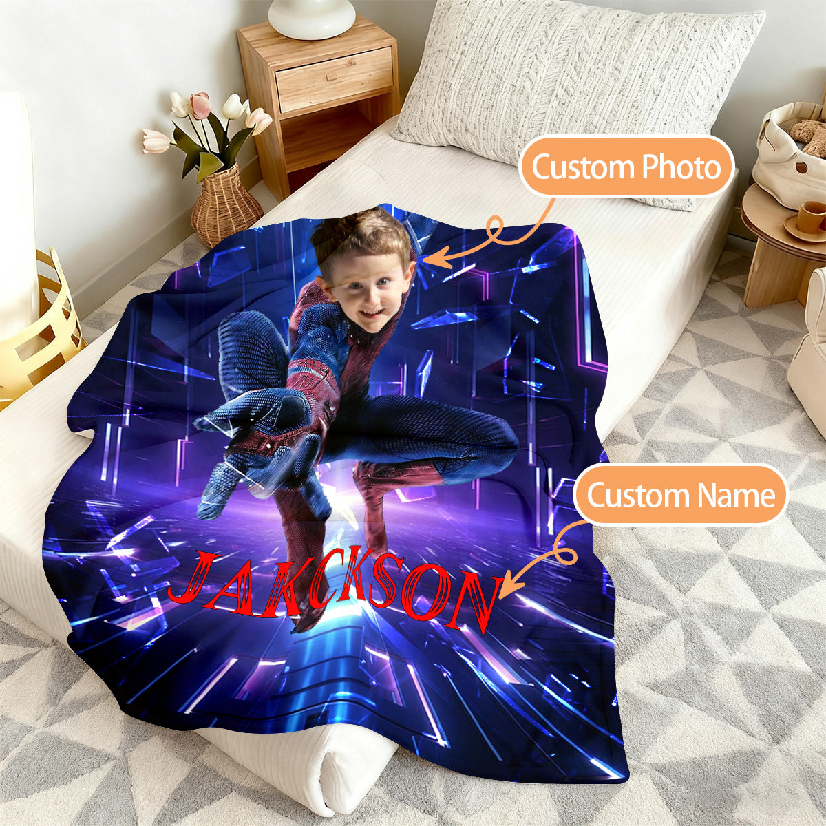 Spider-Man Heroes Custom Blanket