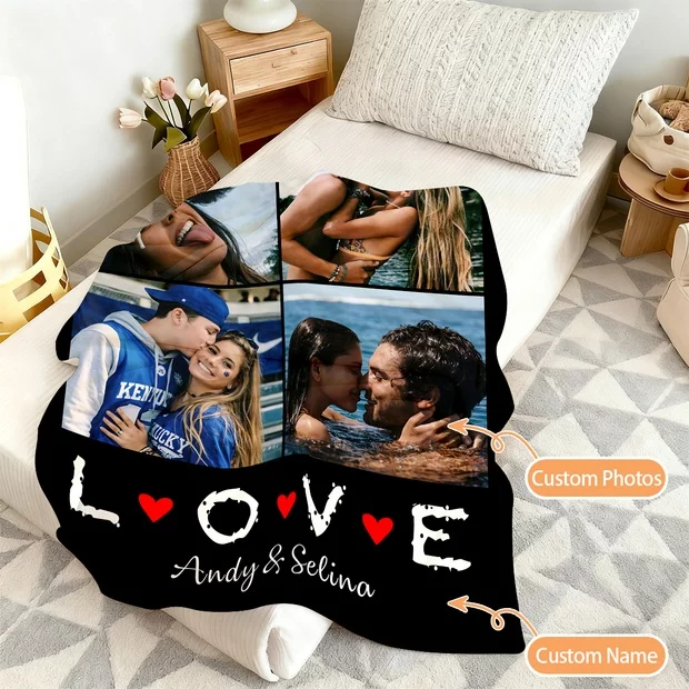 Custom Blanket for Couples in Love