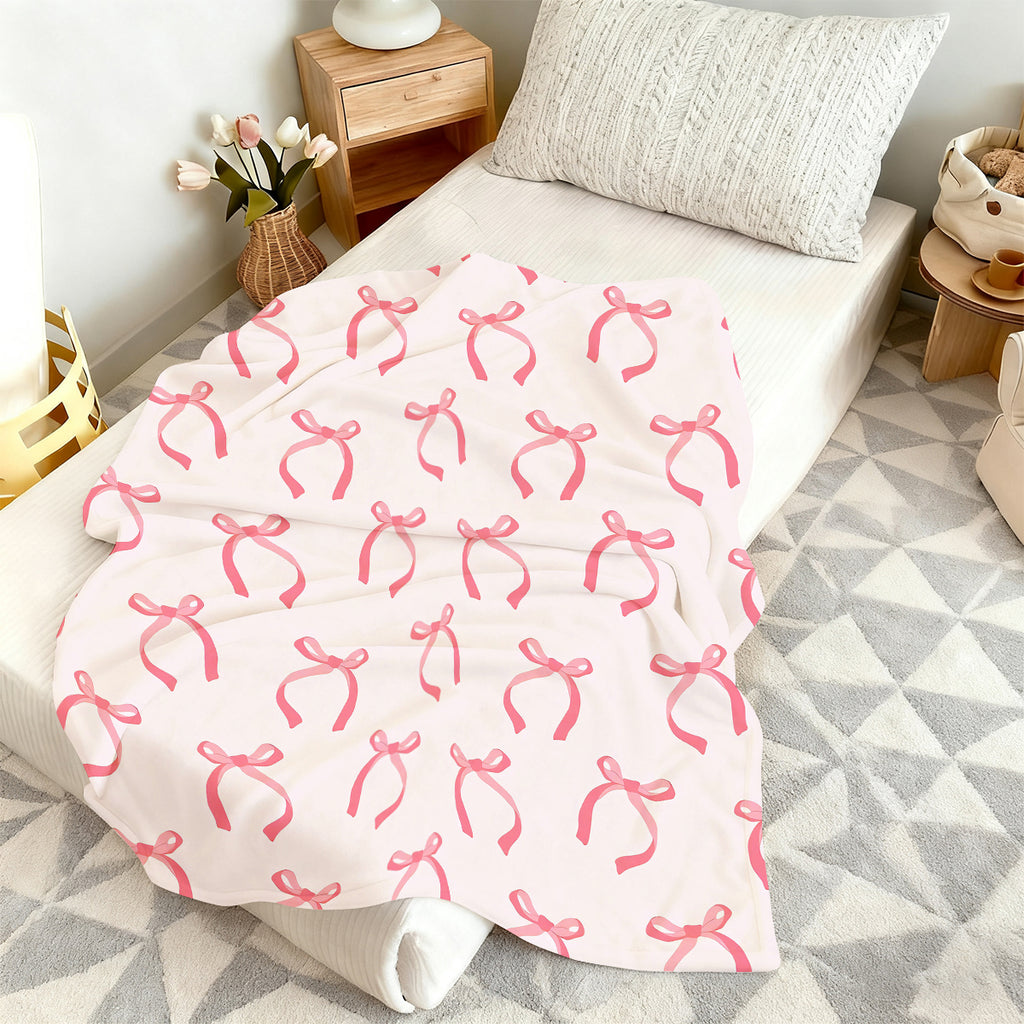 Specific Design Blanket with Bow