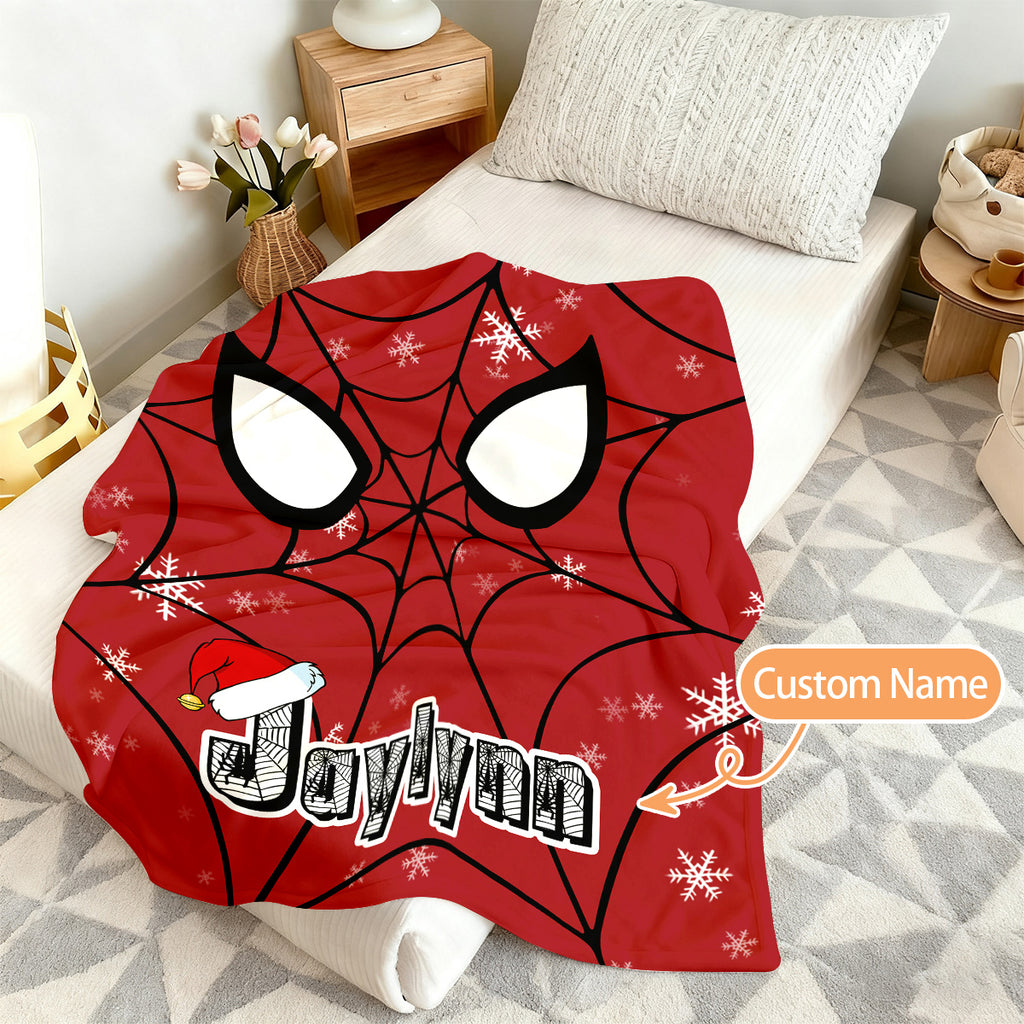 Personalized Spider-Man Blanket