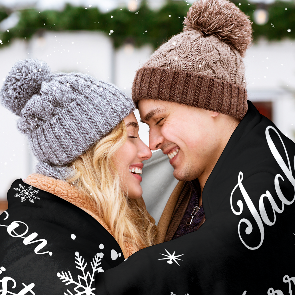 Snowman Cheer Christmas Blanket