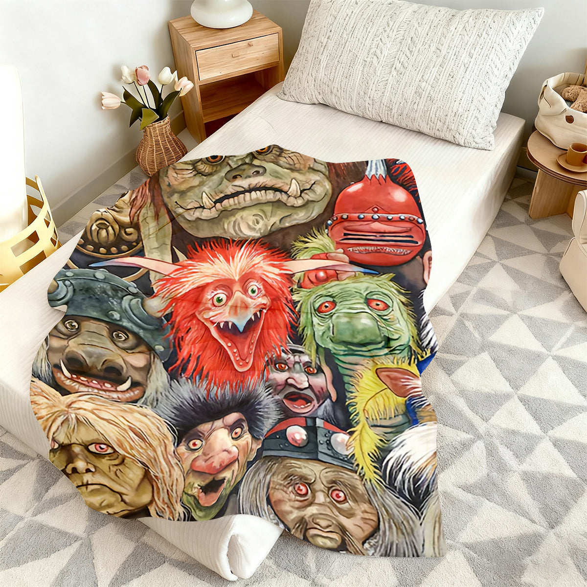 Horror Clash Fleece Blanket
