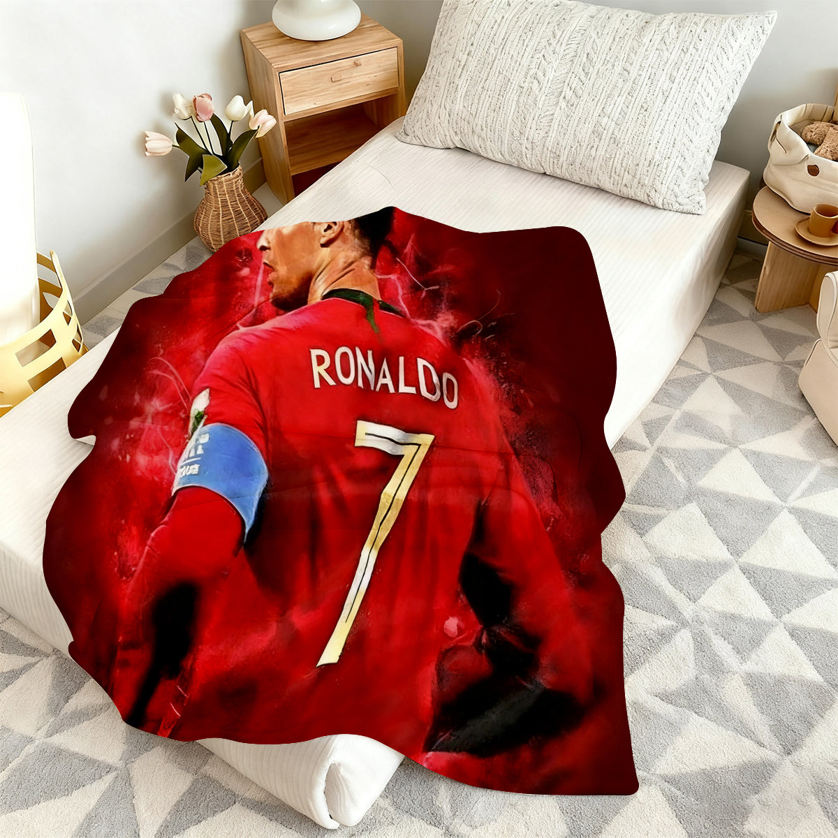 Soccer Star Fleece Blanket