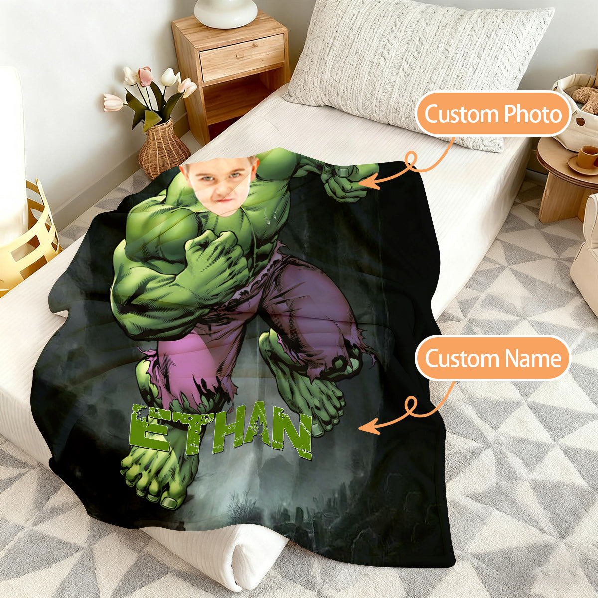 Cartoon Dreams Personalized Blankets