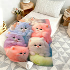 Specific Cozy Polyester Animal Blankets