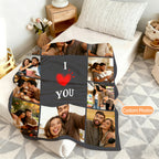 A Cozy Photo Blanket Made for Couples in Love