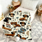 Specific Cozy Dachshund Blanket