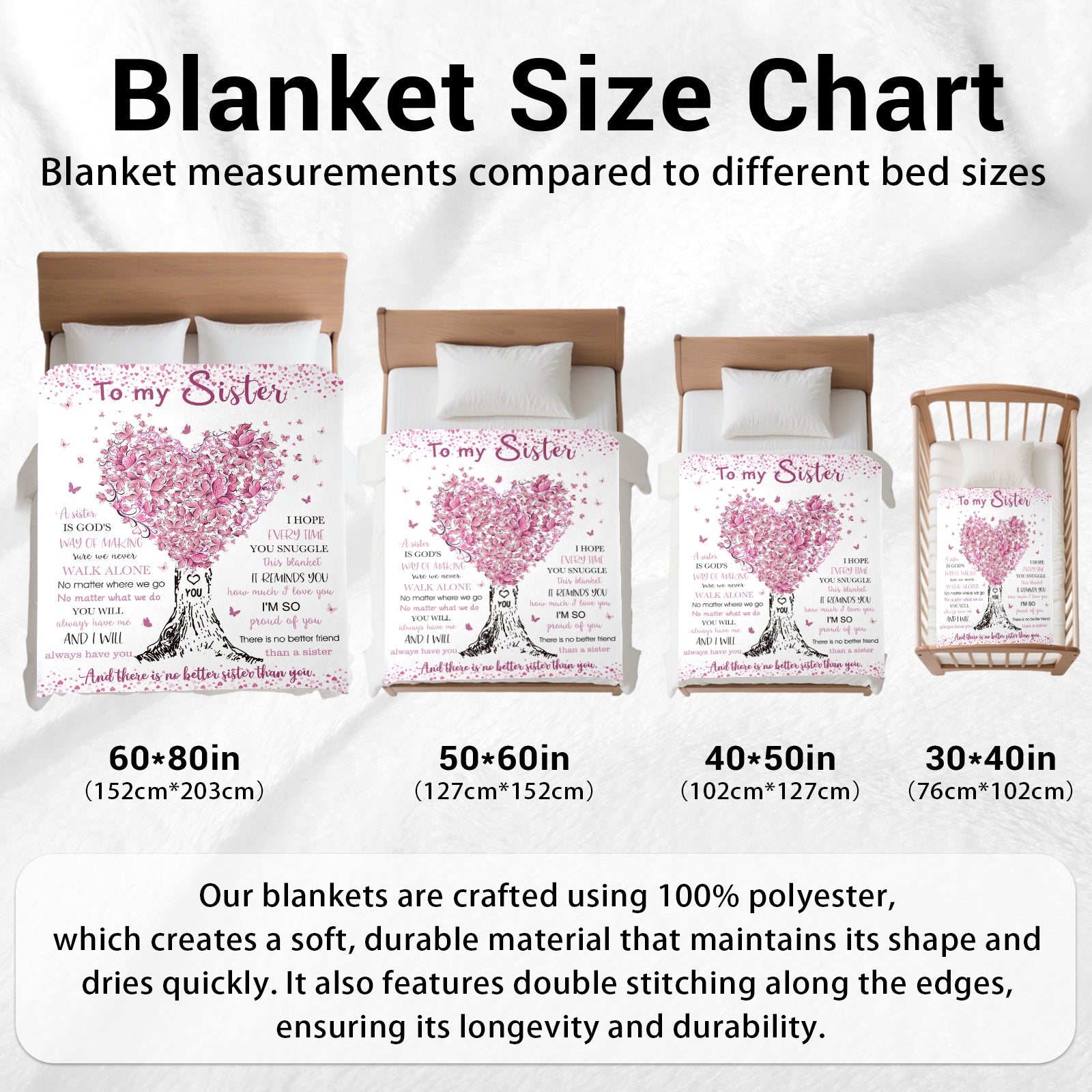 Sweet Memories Blanket for Sisters