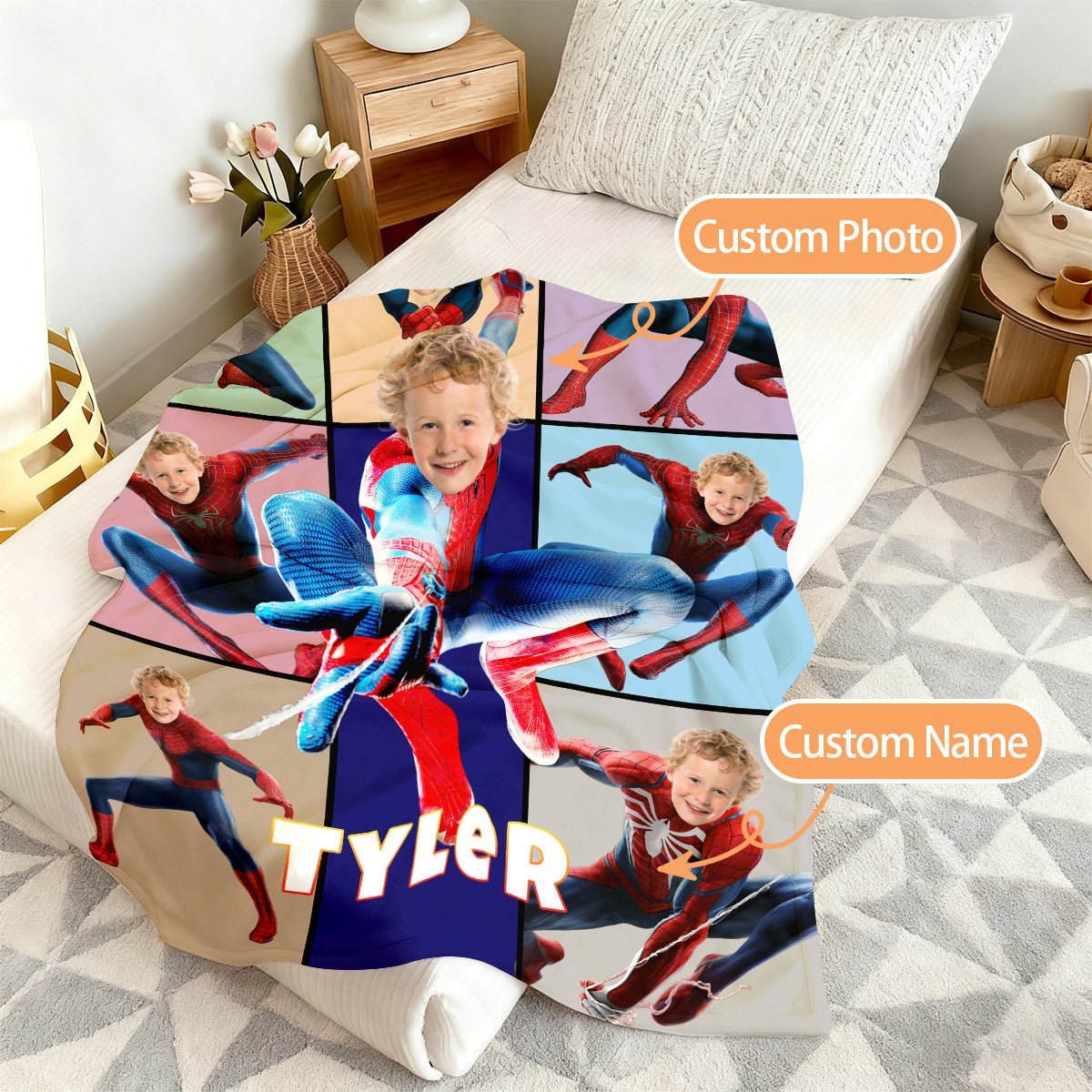 Spider-Man Heroes Custom Blanket