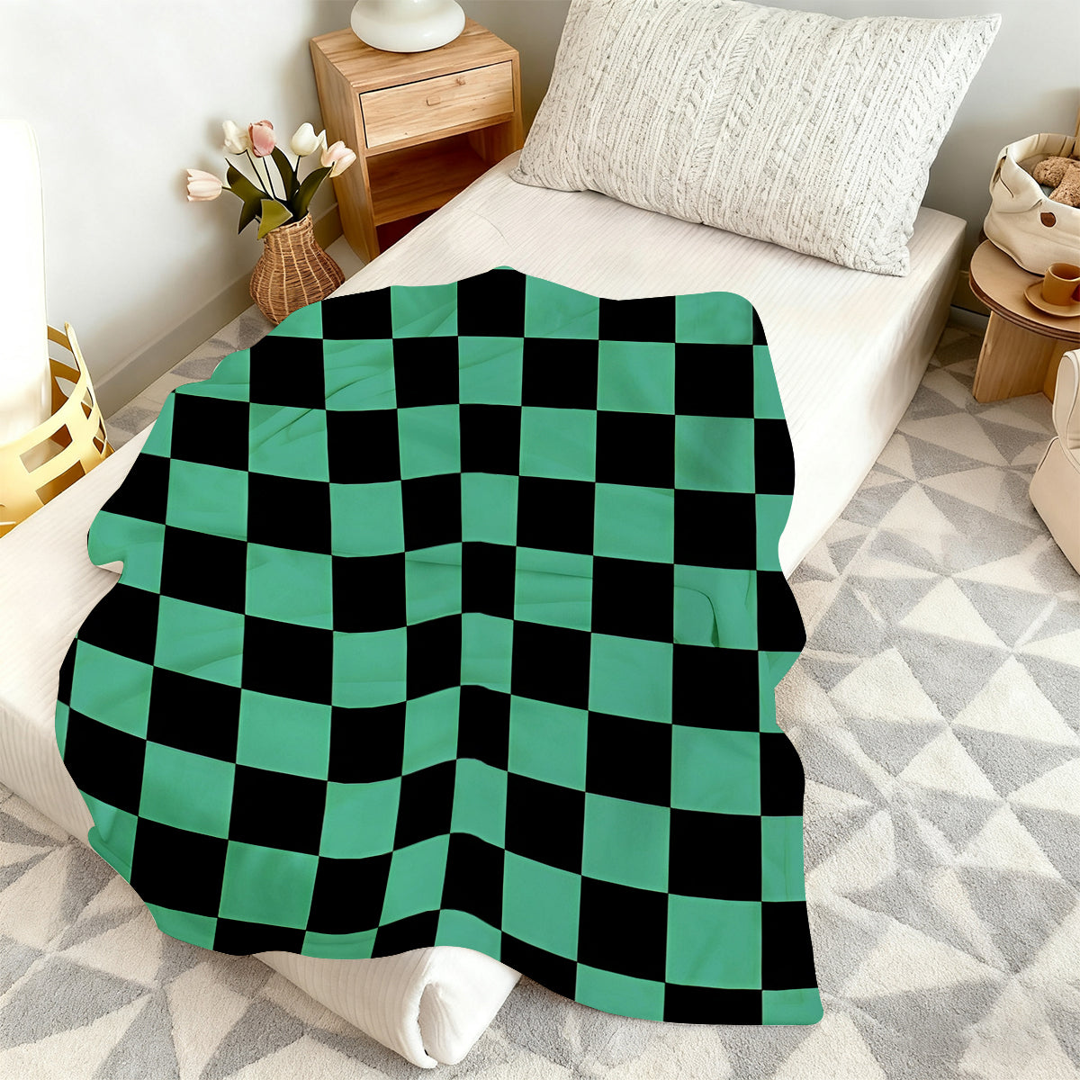 Checkered Pattern Blanket