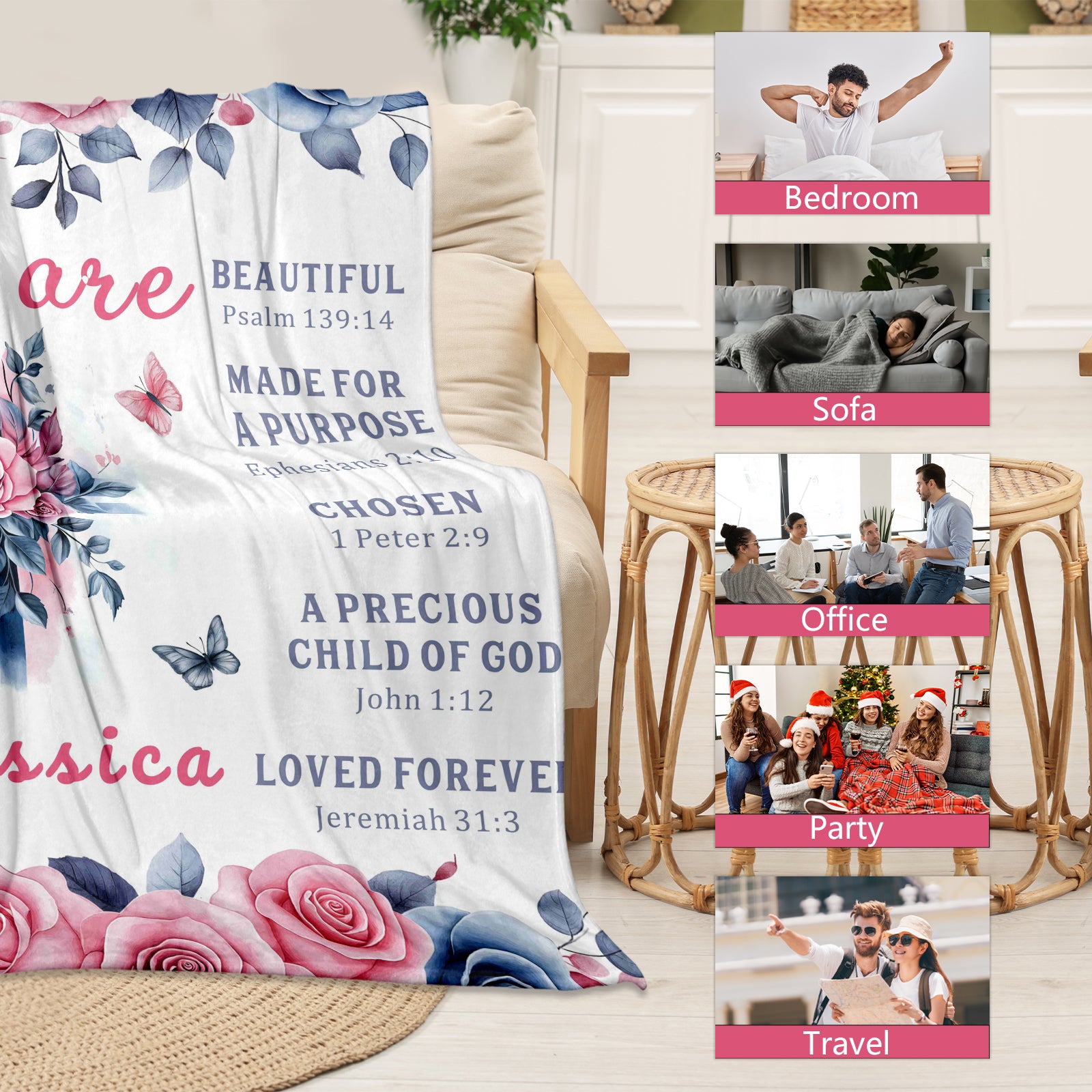 Faithful Comfort Custom Blankets