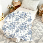 Flower Garden Polyester Blanket