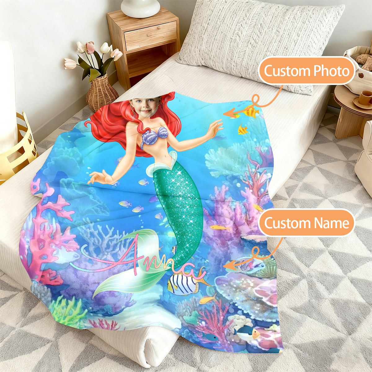 Cartoon Dreams Personalized Blankets