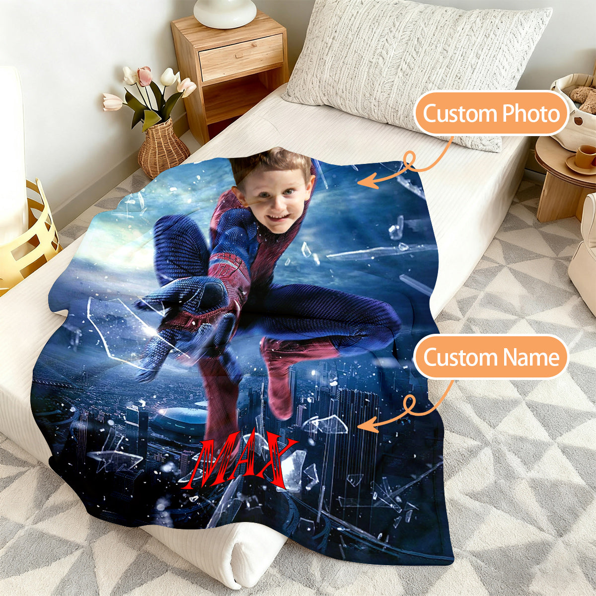 Spider-Man Heroes Custom Blanket