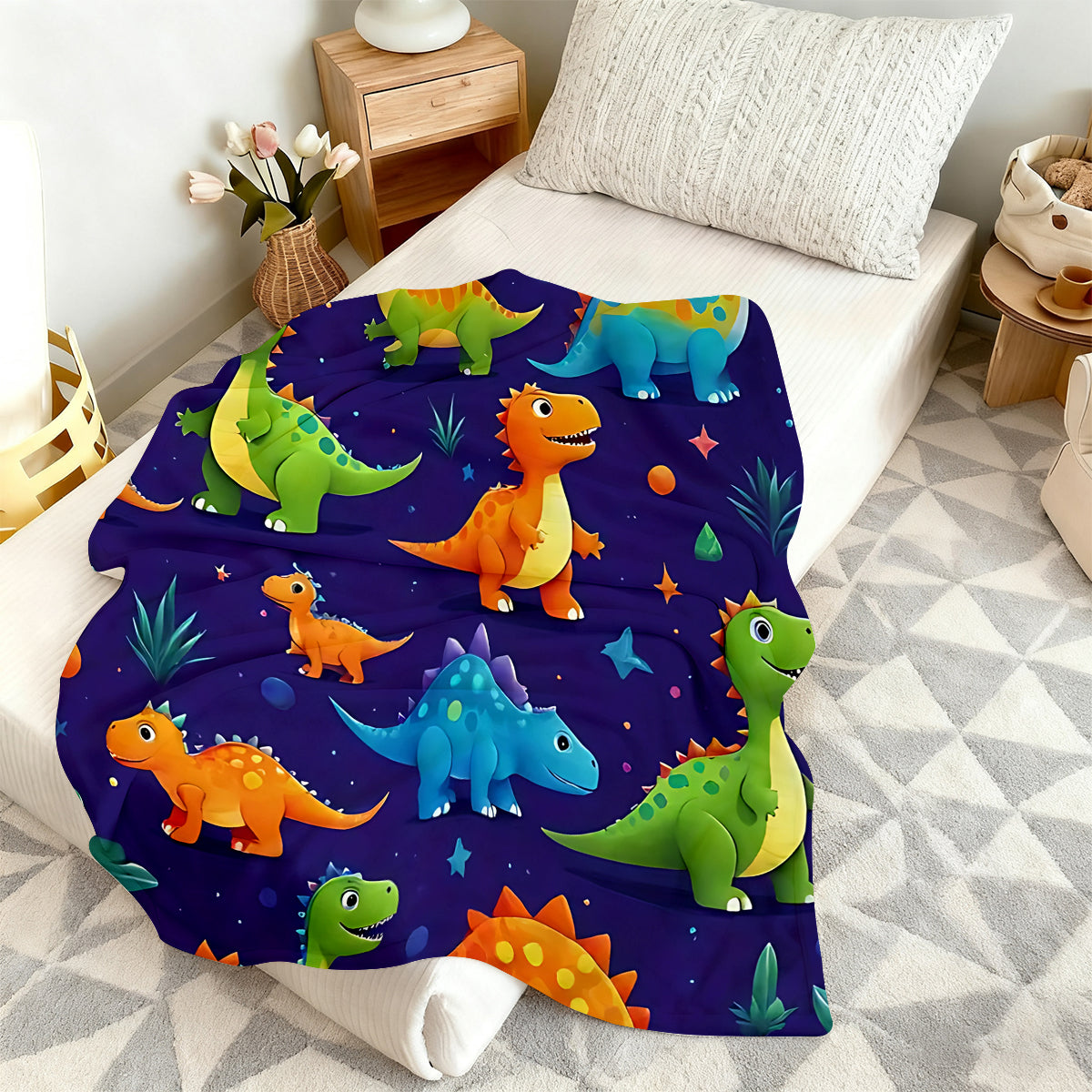 Cartoon Dinosaur Blanket