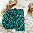 Wild Leopard Print Blanket