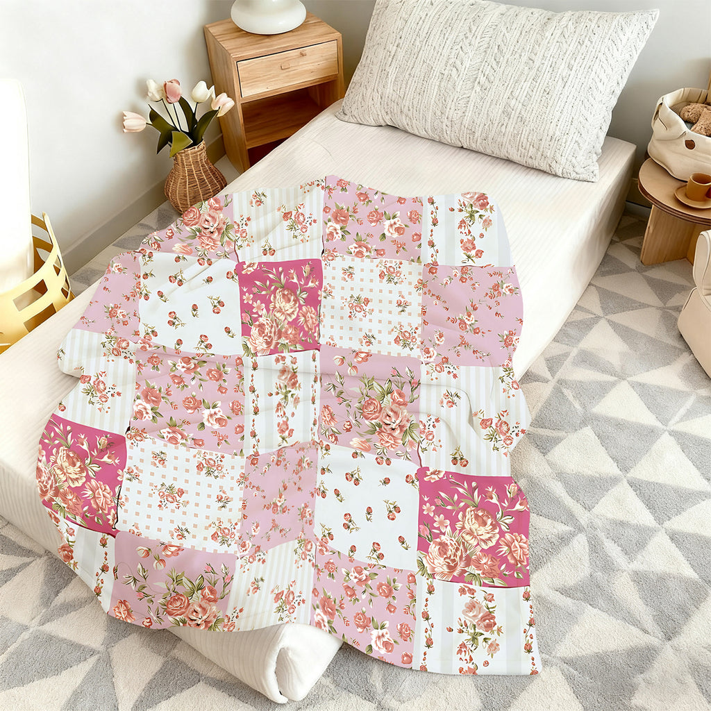 Flower Garden Polyester Blanket