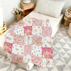 Flower Garden Polyester Blanket
