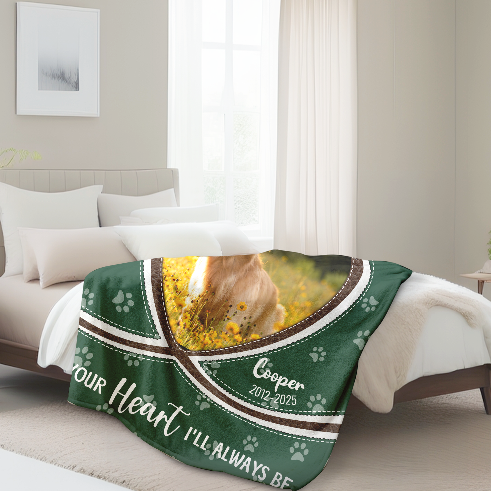 Custom Pet Memorial Blanket