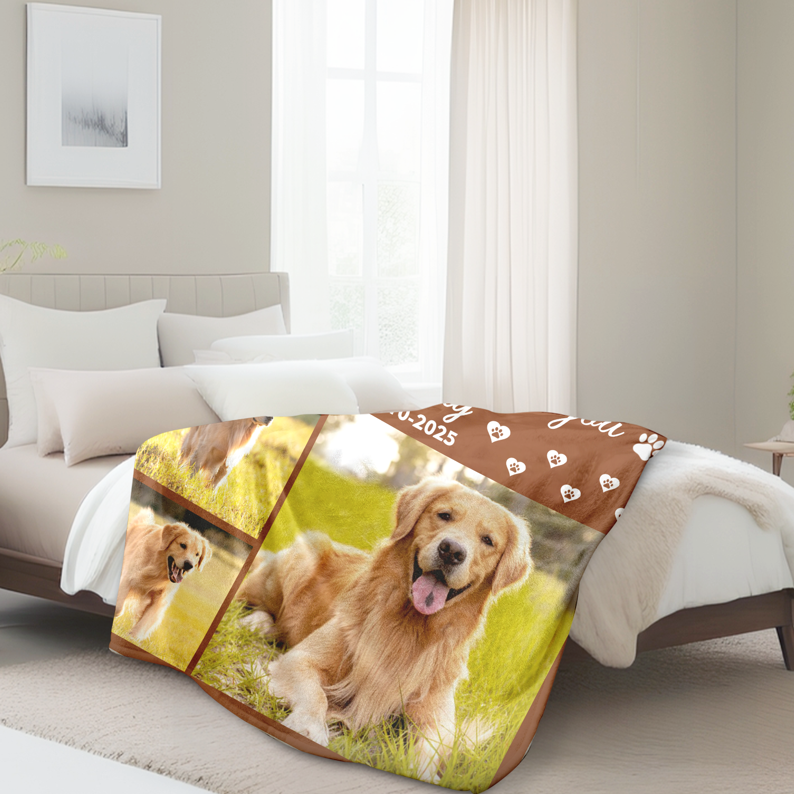 Custom Pet Memorial Blanket