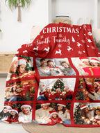 Personalized Blanket for Christmas with Photos