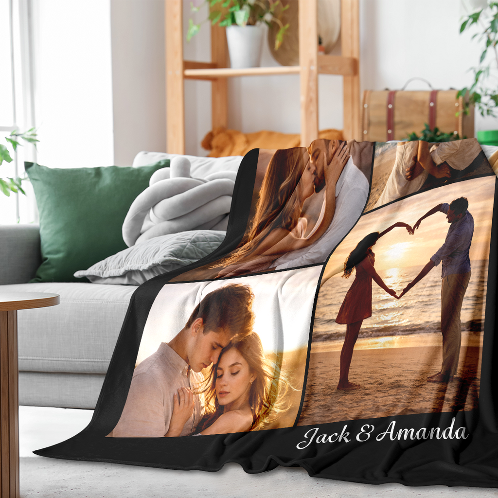 Custom Blanket for Couples with Photos