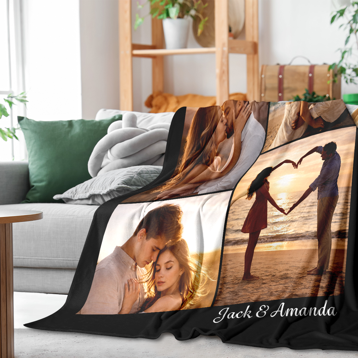 Custom Blanket for Couples with Photos