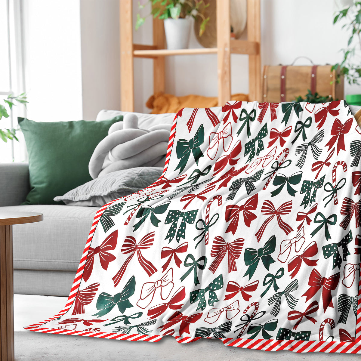 Specific Design Blanket with Bow