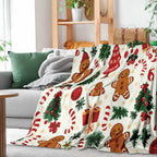Joyful Christmas Tree Holiday Blanket