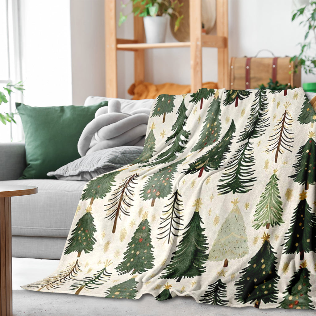 Specific Design Blanket with Christmas Tree