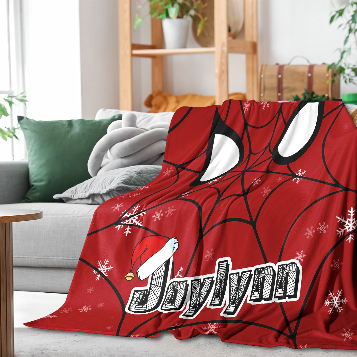 Personalized Spider-Man Blanket