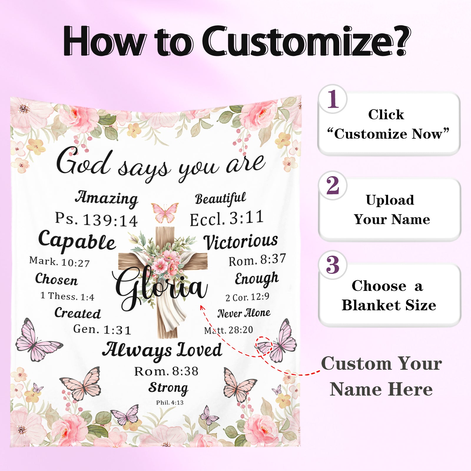 Faithful Comfort Custom Blankets