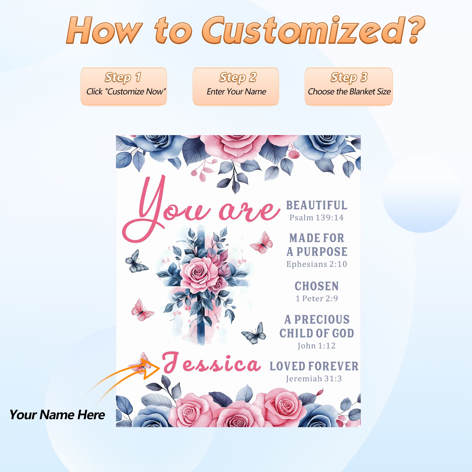 Faithful Comfort Custom Blankets