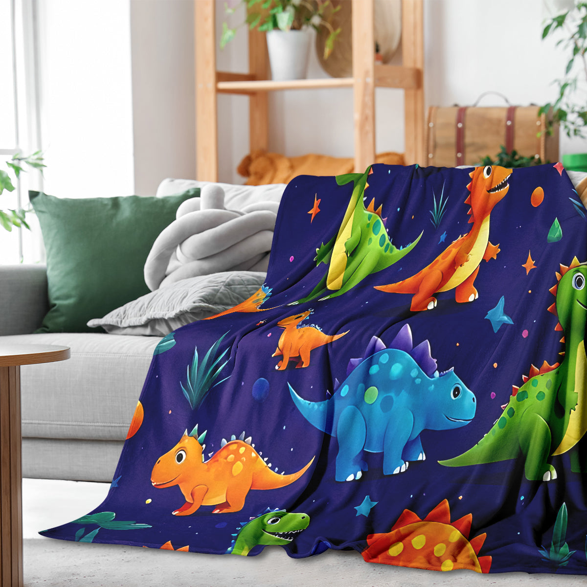 Cartoon Dinosaur Blanket