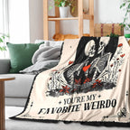 Skeleton Heart Blanket – Special Valentine’s Day Gift for Couples