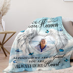 Custom memorial blanket for a loved one