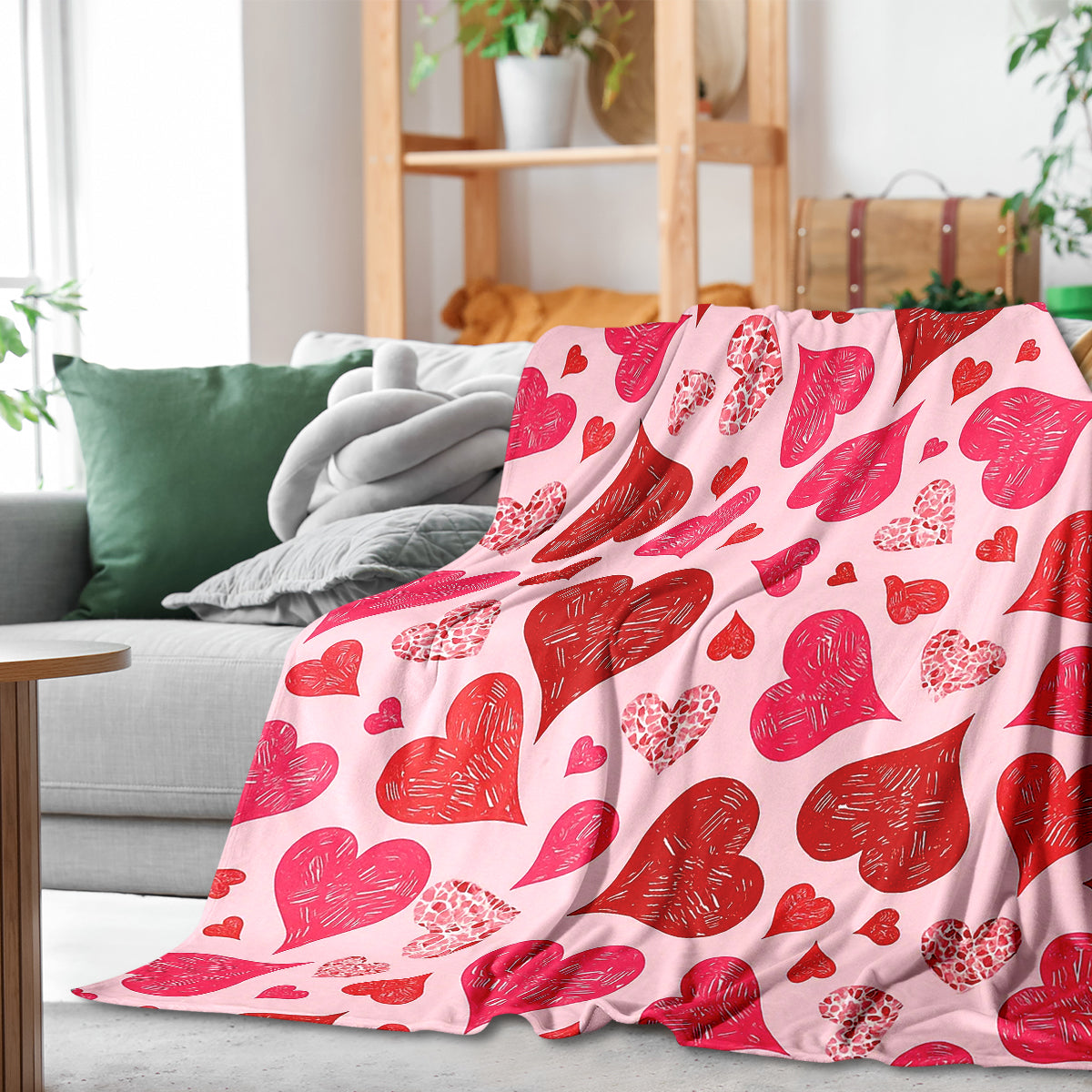 Heart Blanket – Valentine’s Gift for Couples