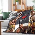 A Cozy Photo Blanket Made for Couples in Love