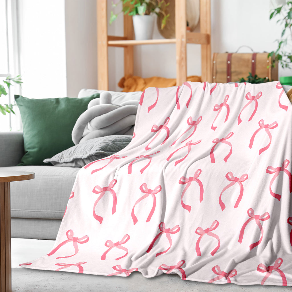 Specific Design Blanket with Bow