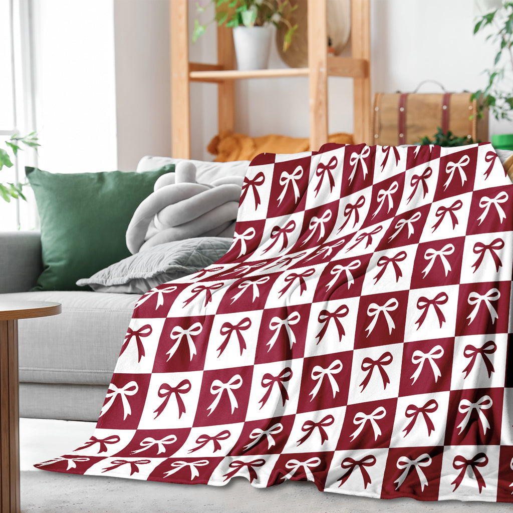 Specific Design Blanket with Bow