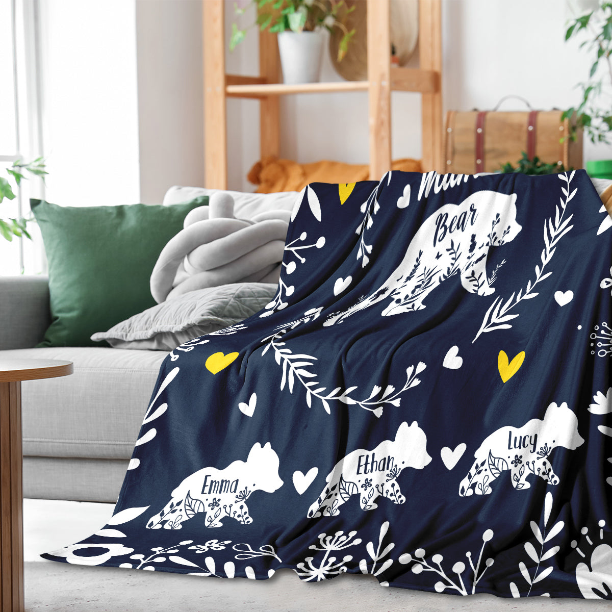Personalized Blanket for Mom and Child