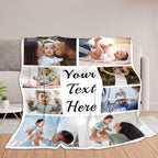 Custom Photo Blanket for Family